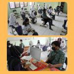 Vaksinasi di SMA YWKA Bandung