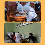 Vaksinasi di SMA YWKA Bandung