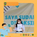 Vaksinasi di SMA YWKA Bandung