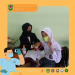 Vaksinasi di SMA YWKA Bandung
