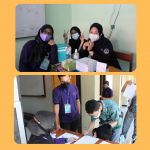 Vaksinasi di SMA YWKA Bandung